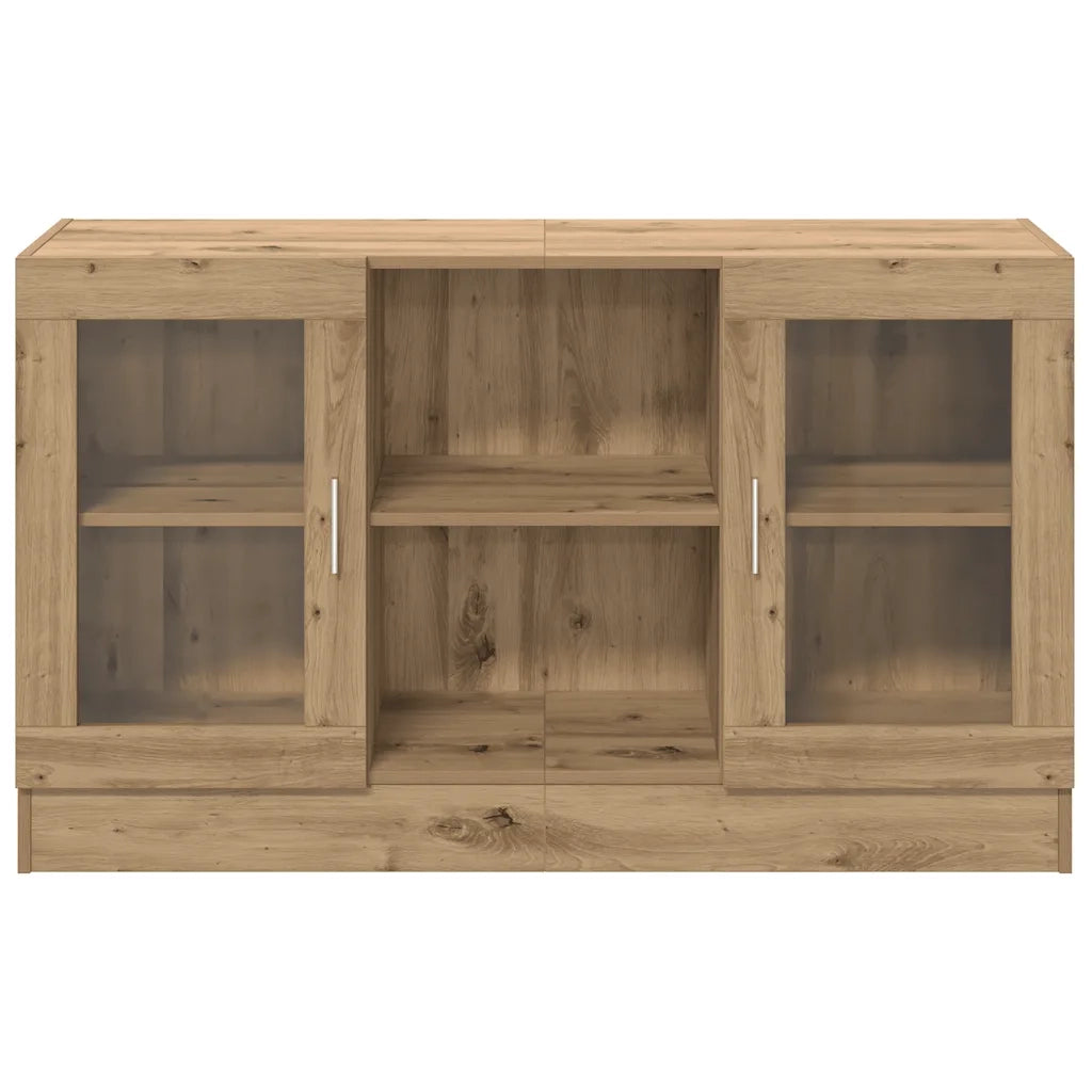 Credenza | Madia | Buffet da pranzo | Armadio da pranzo Rovere Artigianale 120x30,5x70 cm in Truciolato