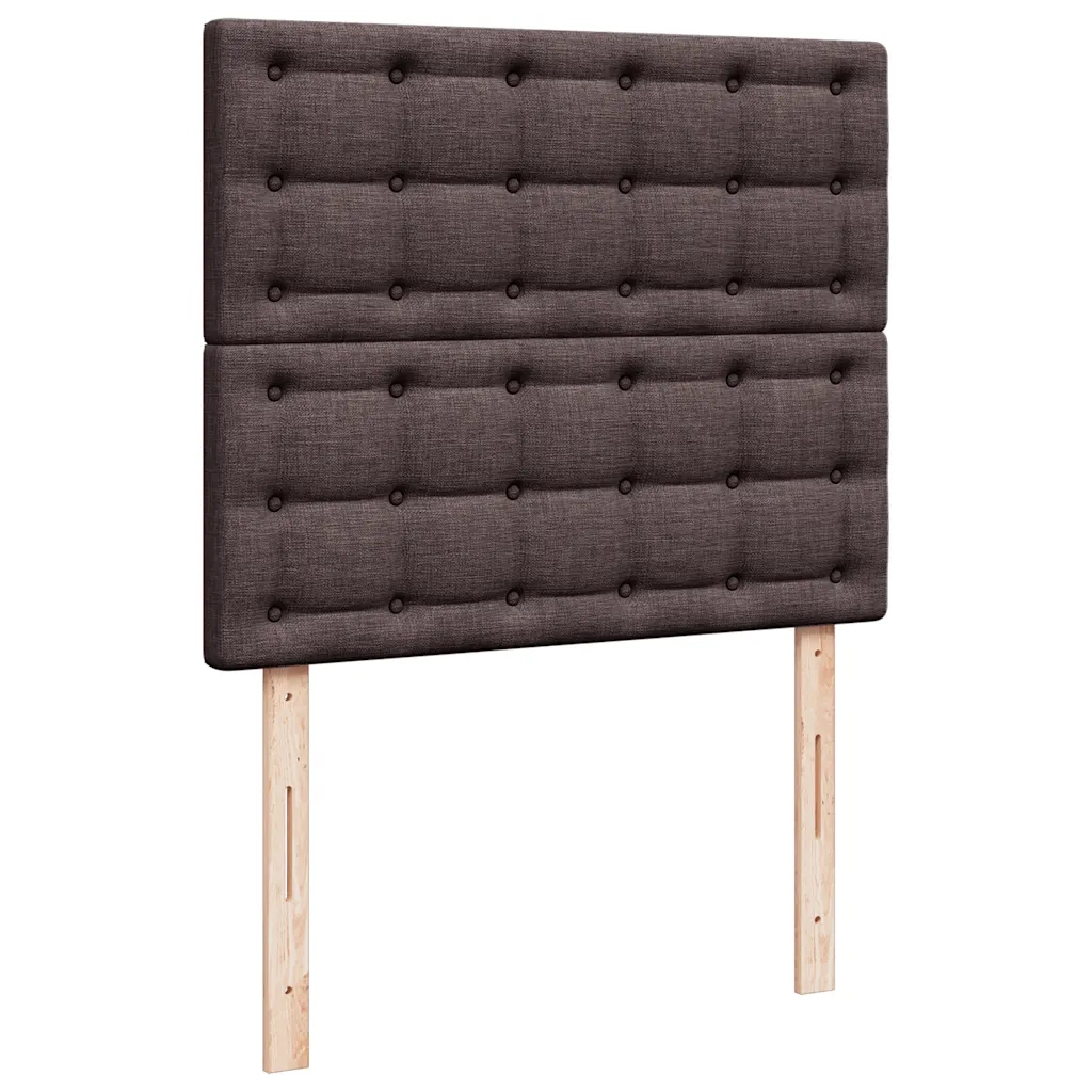 Struttura Letto Pouf con Materasso 120x200 cm in Tessuto 3314165
