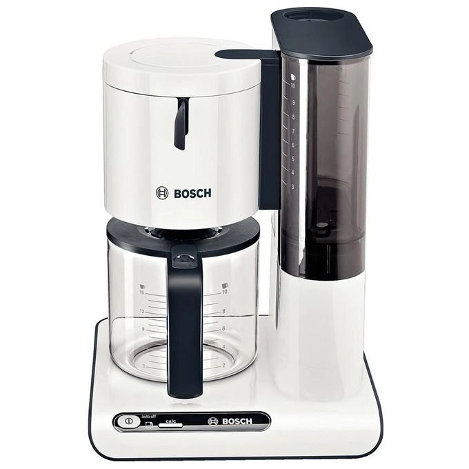 Bosch TKA 8011 Styline Macchina da Caffe' 10 tazze colore Bianco-Antracite 1160W