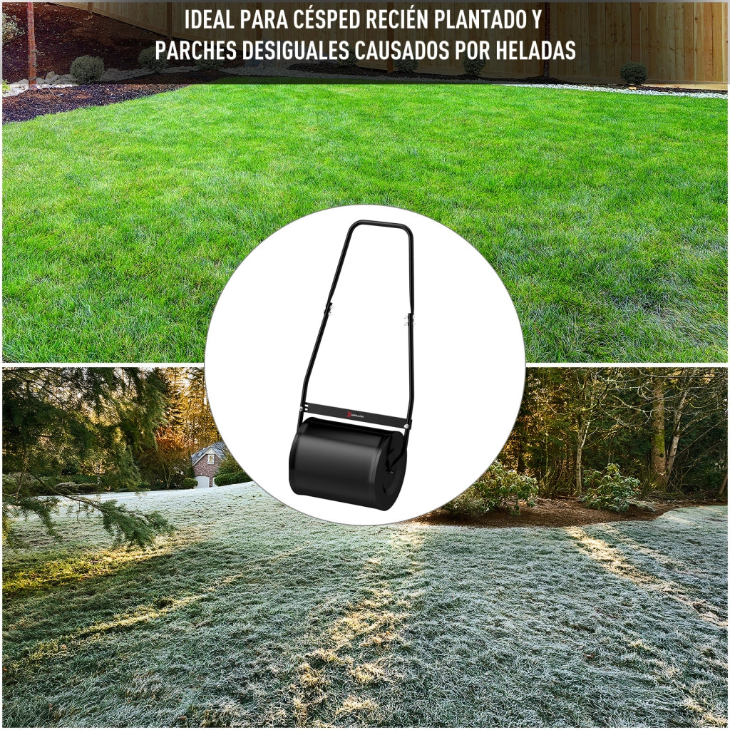 Rullo per Prato Giardino ¨C zephmum ¨C Acciaio 30L ¦µ32x40cm