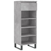 Scarpiera | Mobile per scarpe Grigio Cemento 40x36x105 cm in Legno Multistrato