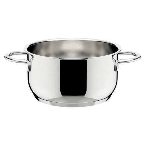 Lagostina 010733031024 Deliziosa Casseruola fonda in Acciaio Inox 18-10 con Fondo Lagoseal Plus Adatta a tutte le Fonti di Calore incluso Induzione e Forno fino a 250°C colore Multicolore