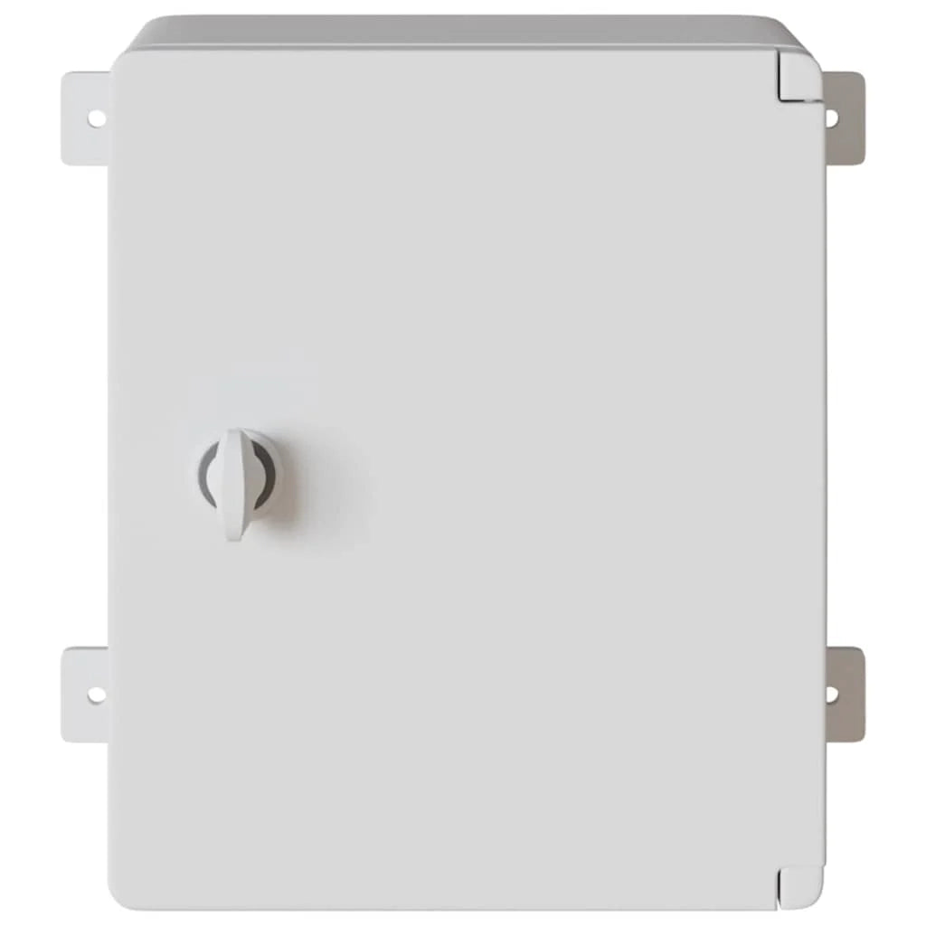 Armadio elettrico multiuso moderno 47 x 20 x 60 cm per uso interno/esterno plastica grigia 02_0058193