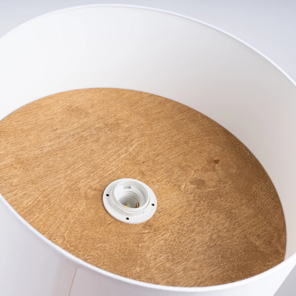 Lampada da soffitto TELESTO bianco/marrone chiaro