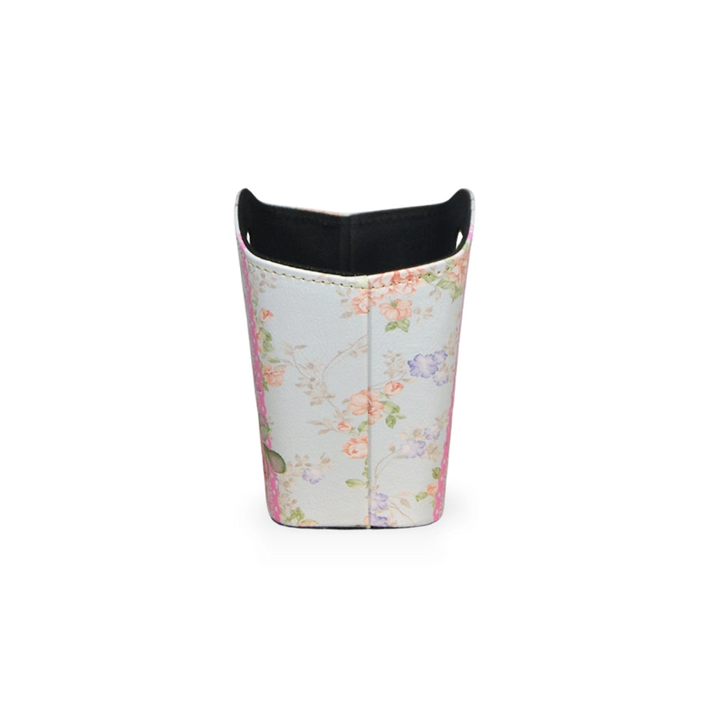 Borsette Flowers con manici fantasia rosa set 3 cm 19,5 x 8,5 x h 15,5