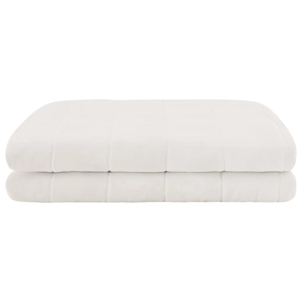 Coperta Ponderata Bianco 135 x 200 cm 10 kg 100% Cotone 205T 3442960