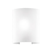 Applique Curtis Rossini Group Lampada da Parete 28cm in Vetro Bianco Satinato e Struttura in Metallo Attacco E27 IP20 - A.3342-30