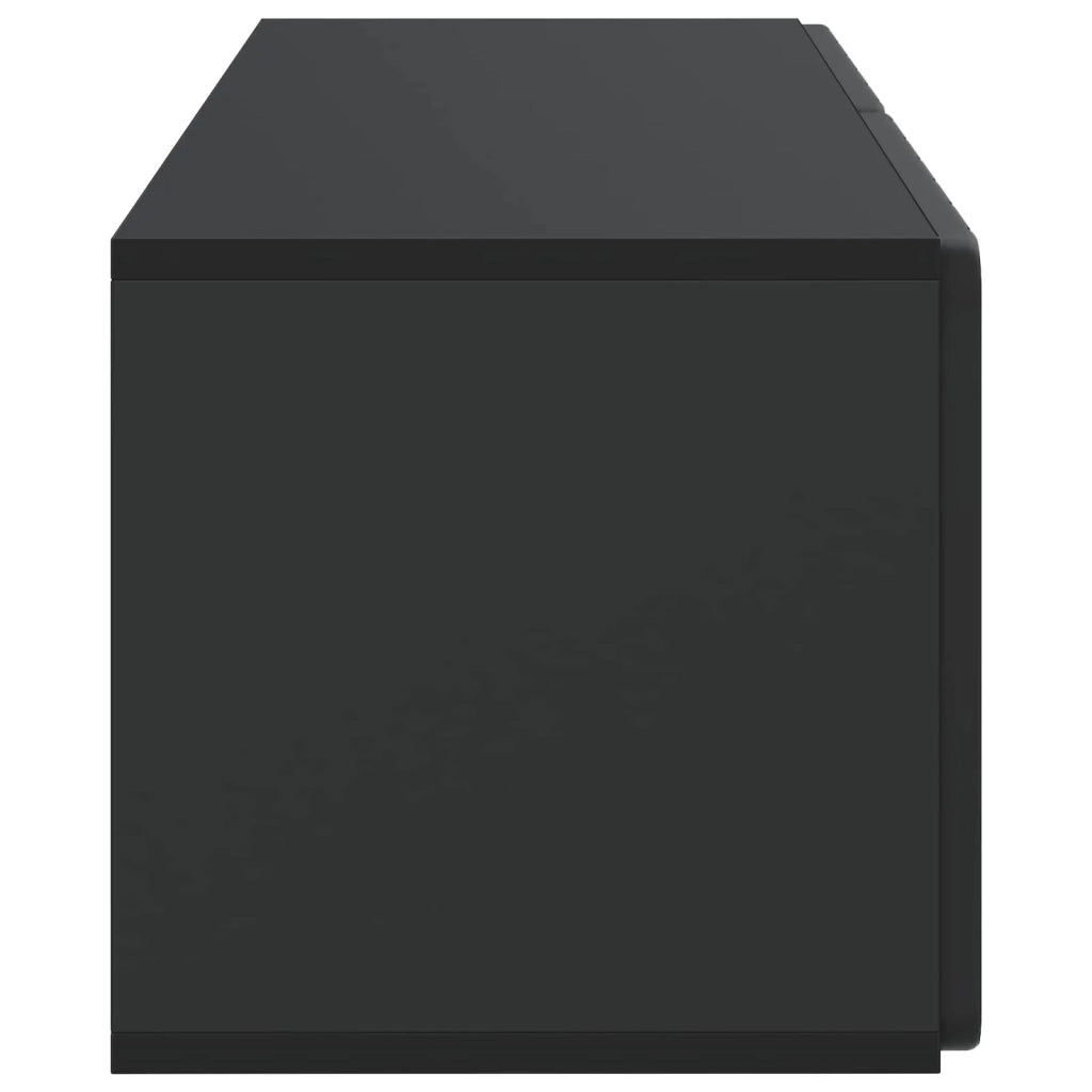 Mobile Porta TV da Muro 78,5 x 31 x 30 cm Nero 898376