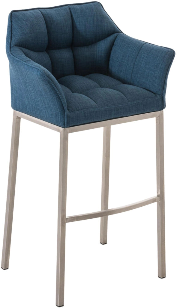 Barhocker Damaso E Stoff mit 4-FuЯ Gestell
