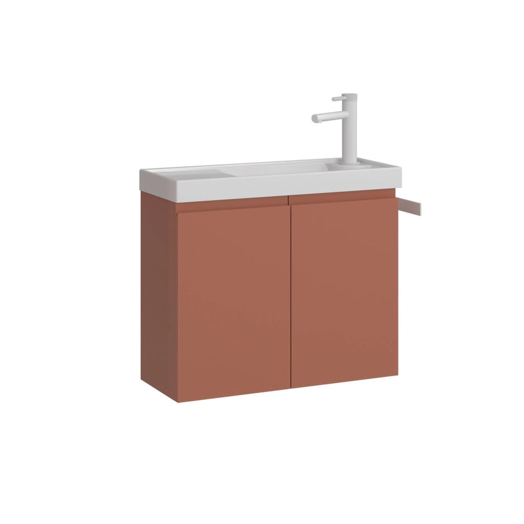 Mobile lavabo "Ferla 60" - 60 x 22 x 50 cm - Cinnamon opaco