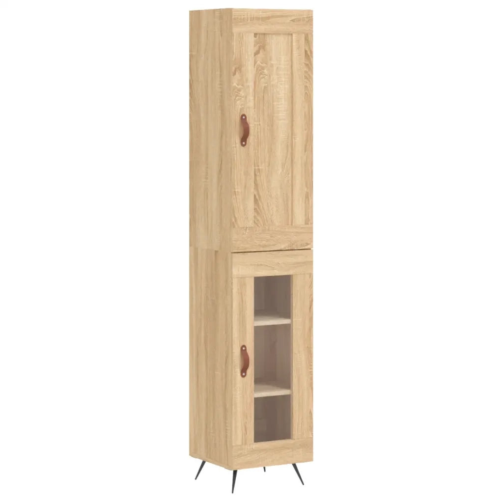 Credenza Rovere Sonoma 34,5x34x180 cm in Legno Multistrato 3200364