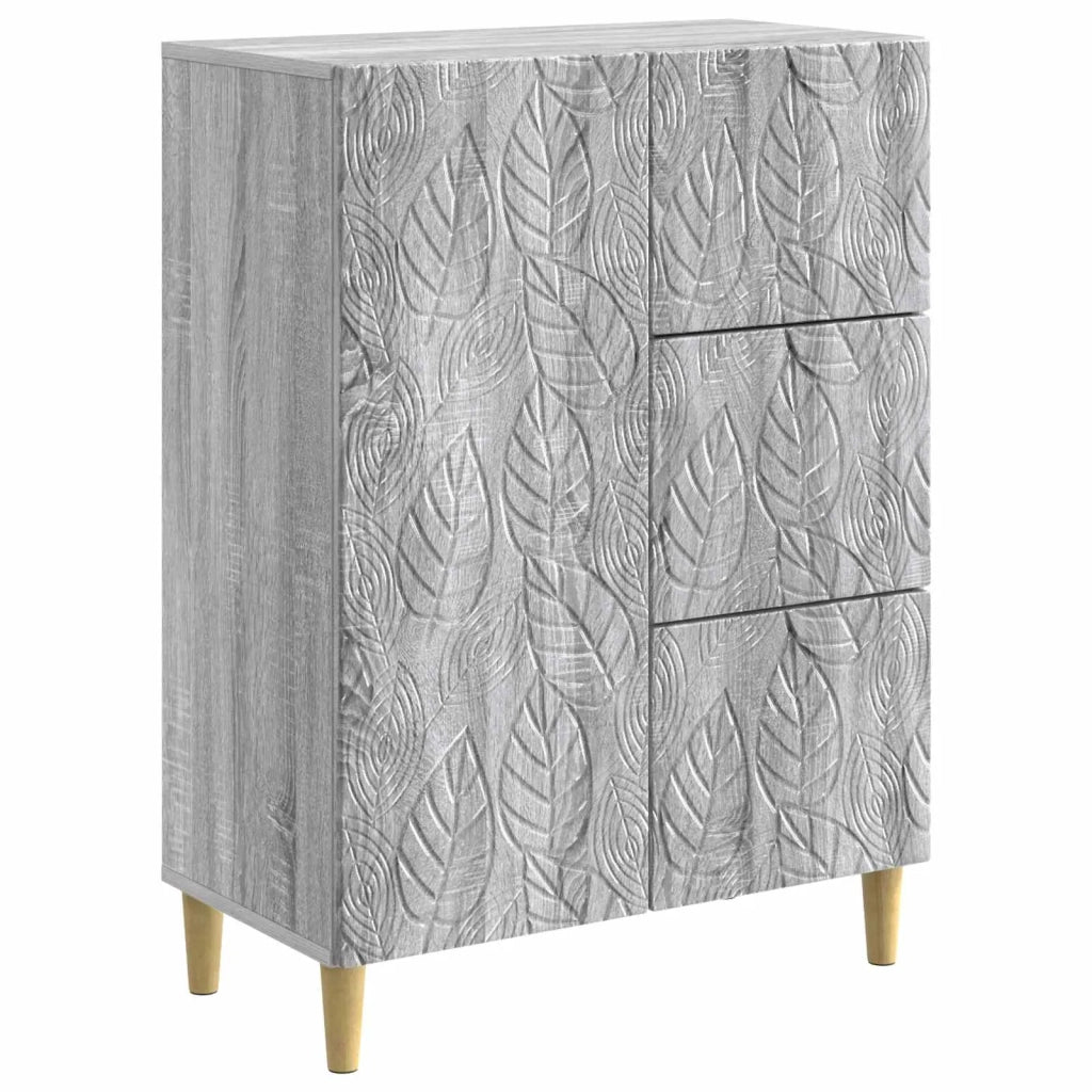 Credenza Sonoma grigio 66 x 34,5 x 90 cm Legno ingegnerizzato