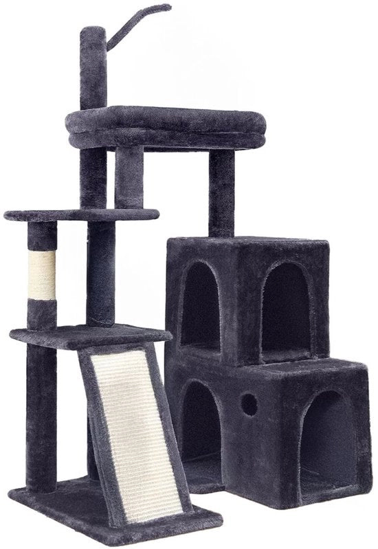 Posto di caccia per gatti grandi - modello Krabton - casa per gatti - colore grigio scuro