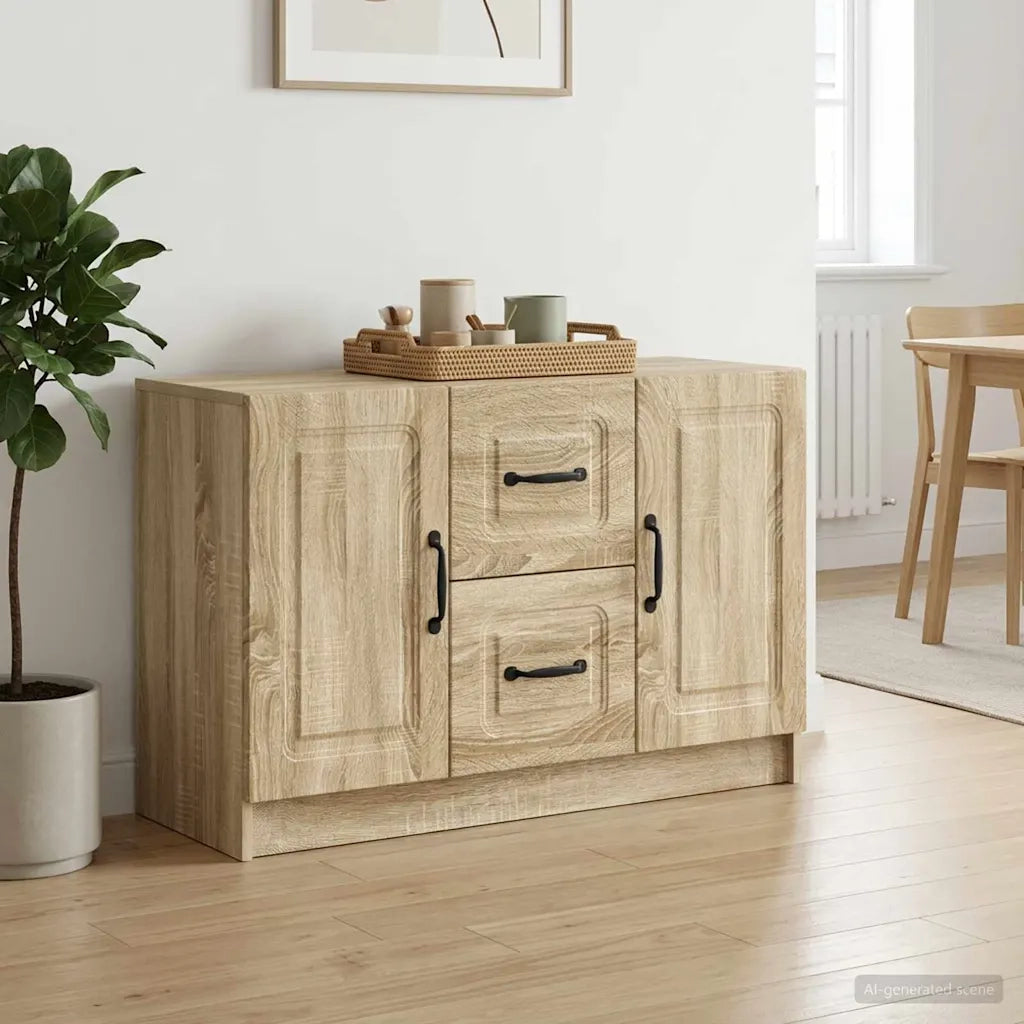 Credenza Rovere Sonoma 89 x 34,5 x 57 cm Legno ingegnerizzato 895807