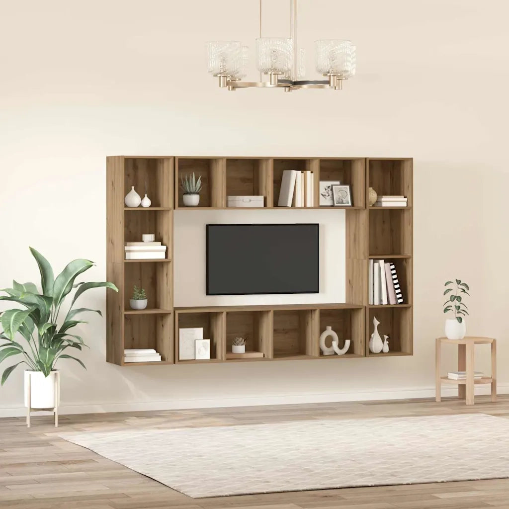 Set mobile TV 4 pcs Marrone 37 x 37 x 142,5 cm 3393545