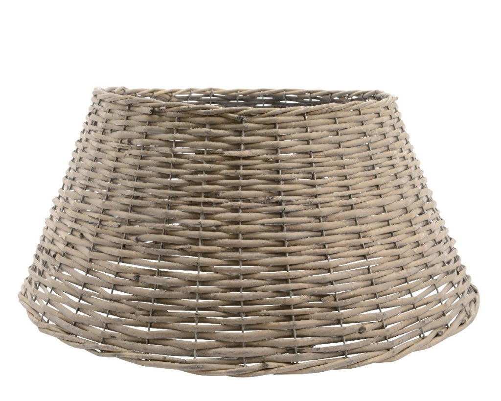 Copribase Albero Willow Grigio washed D70x H 28cm