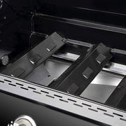 Pannello di Griglia in Acciaio Inossidabile per BBQ a Gas - Utilizzo Flessibile - Facile da Installare - Regolatore di Fiamma