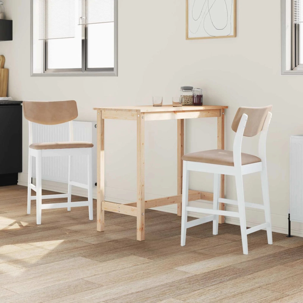 Sedie da pranzo 2 pcs Bianco 48 x 49 x 95 cm