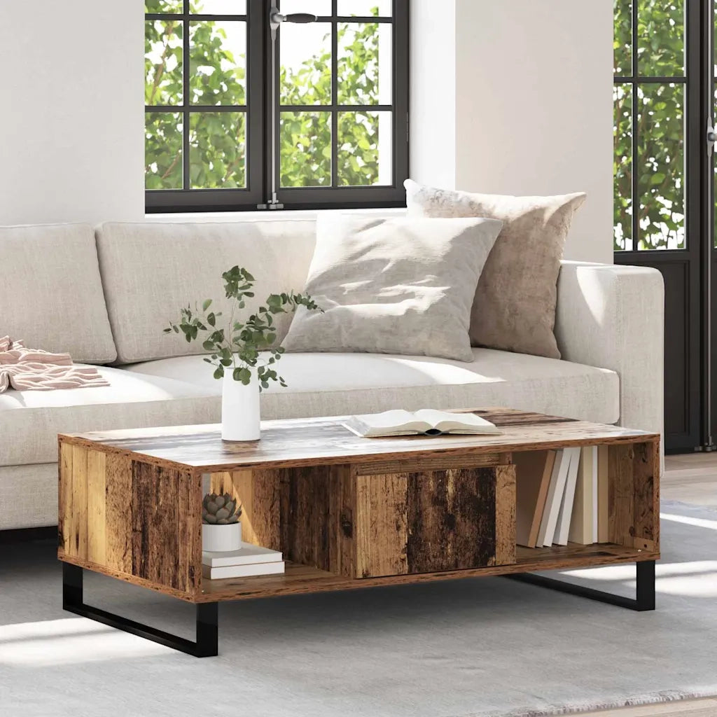 Tavolino da salotto Legno vecchio 104 x 60 x 35 cm 882592