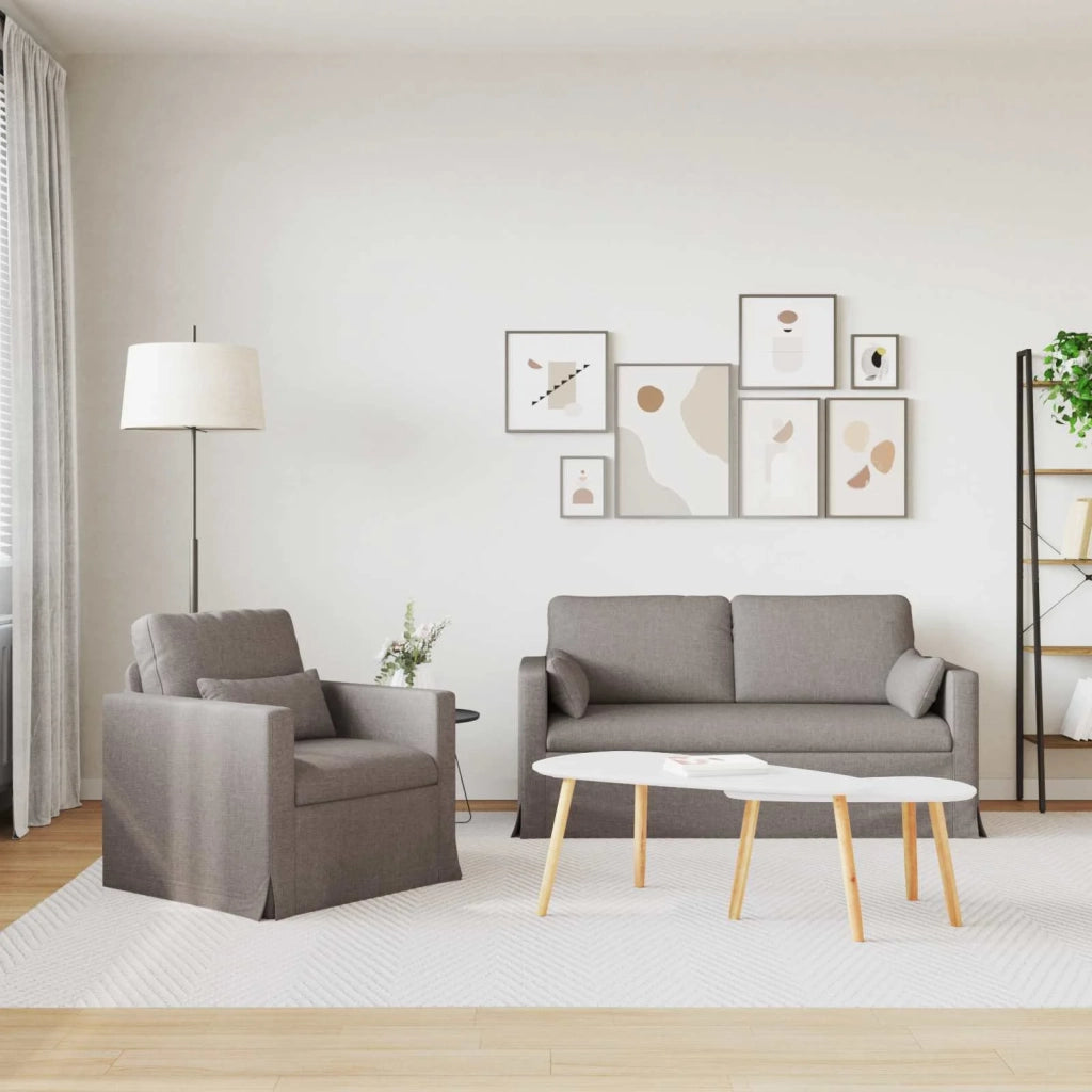 Set di divani 2 pcs Talpa 158 x 78 x 80 cm Tessuto