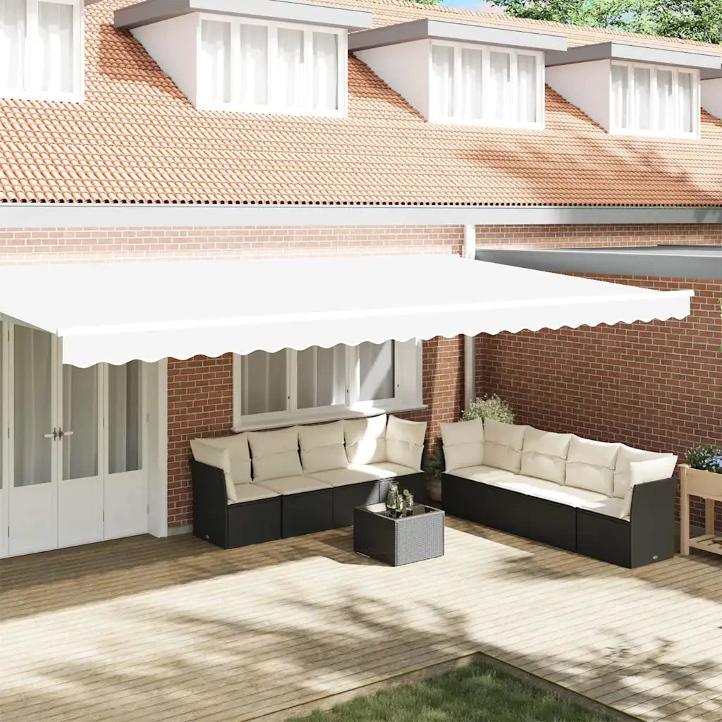 Tenda a Braccio Bianco 5.8 x 0.2 m Tela 42000770