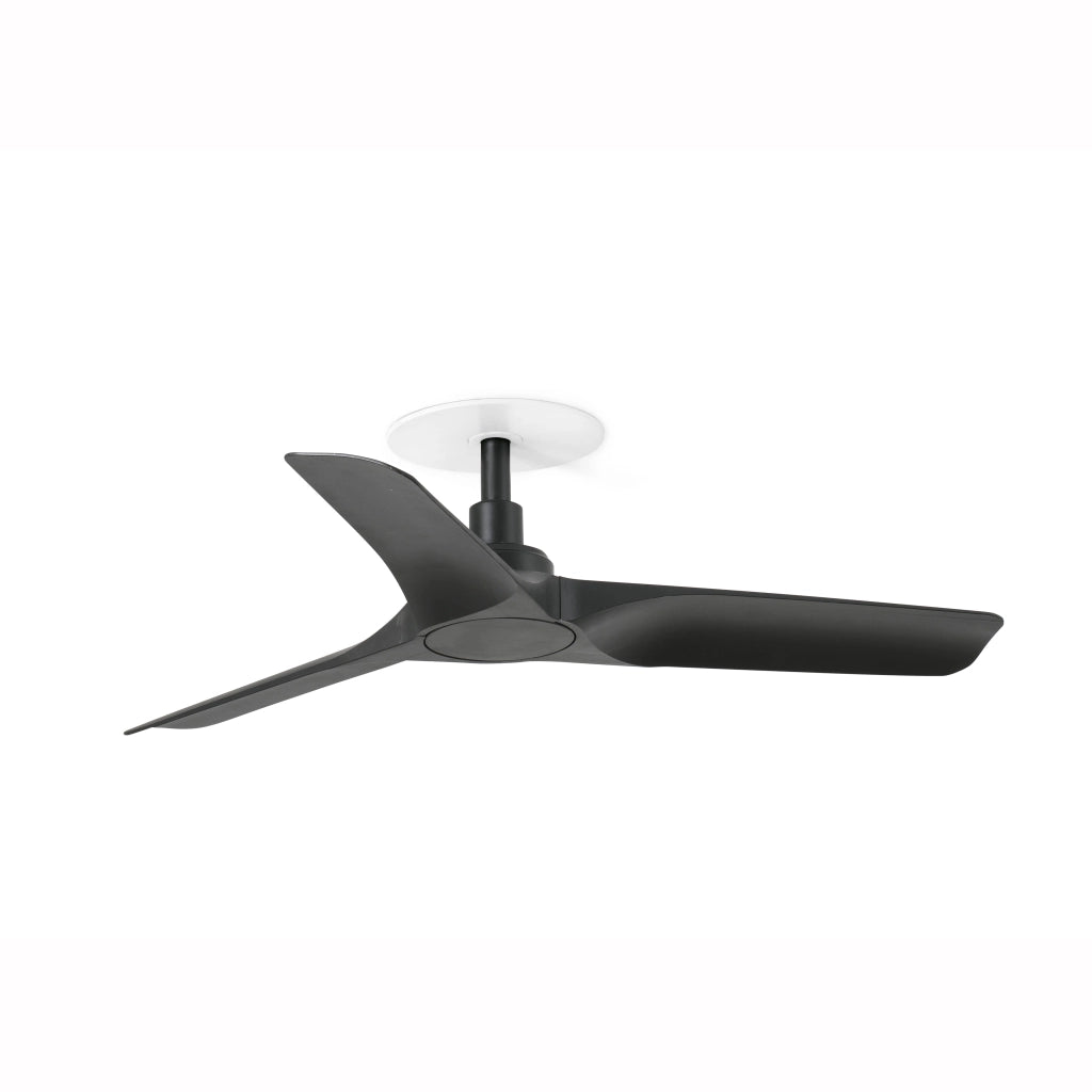 HEY RECESSED S Ventilatore da soffitto nero