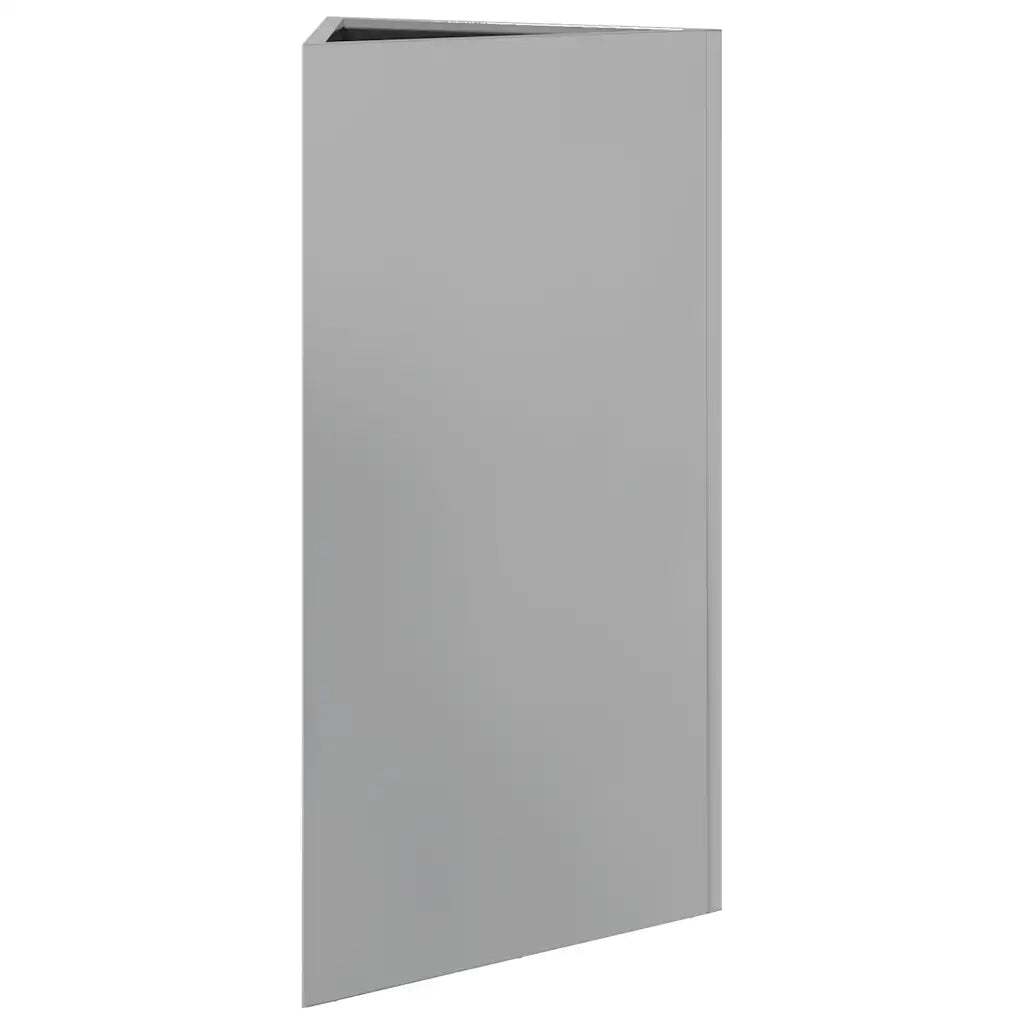 Fioriere 2 pz Triangolari 40x34,5x75 cm in Acciaio Zincato 851168