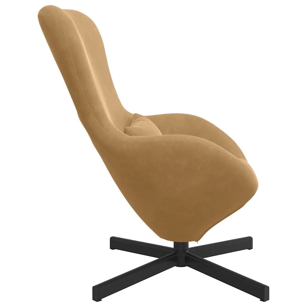 Poltrona uovo Marrone 63 x 73 x 90 cm Velluto 42002764