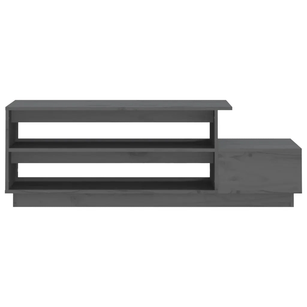 Tavolino da salotto | Tavolino da caff¨¨ | Tavolino da Soggiorno Grigio 120x50x40,5cm Legno Massello di Pino