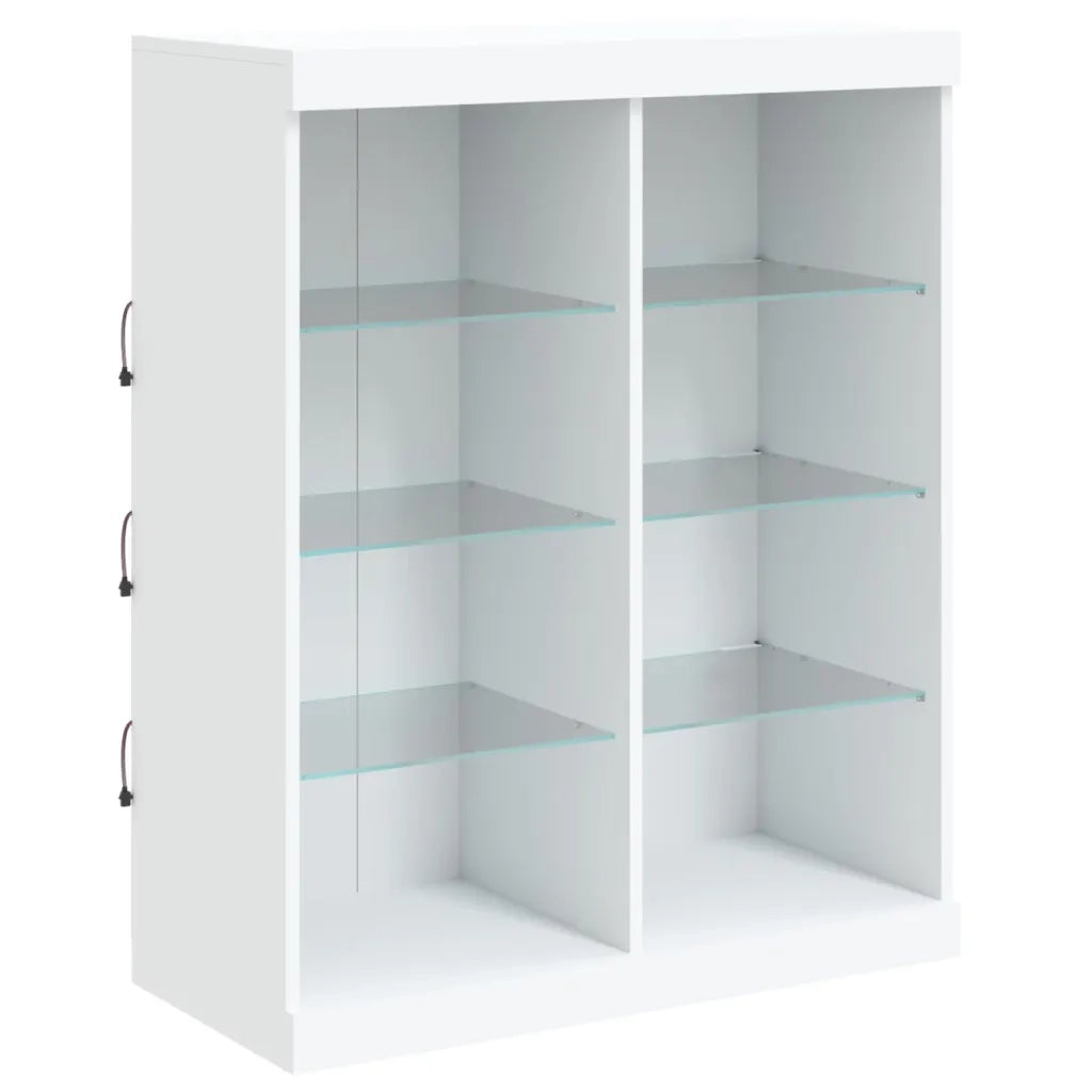 Credenza con Luci LED Bianca 81x37x100 cmcod mxl 110279