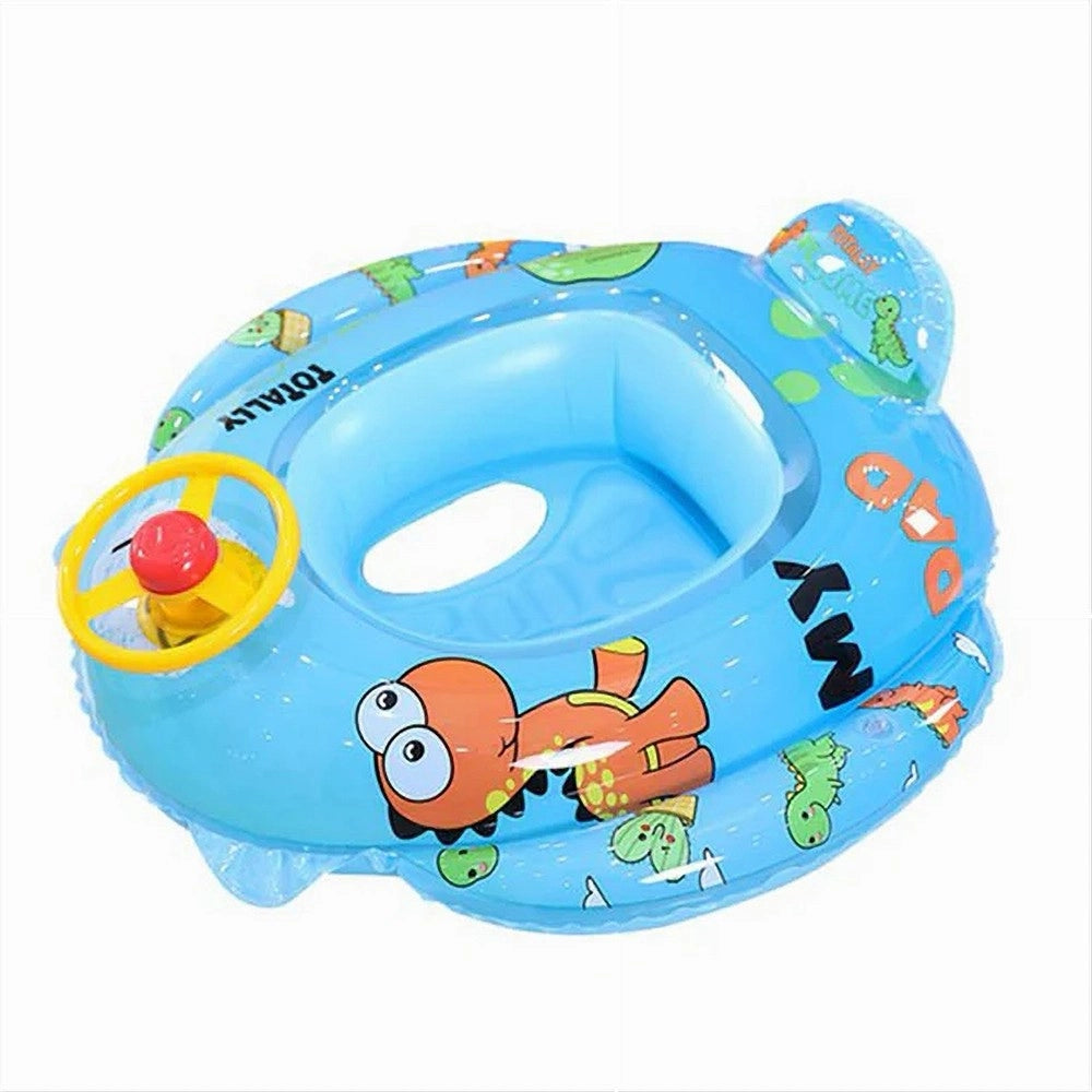 Trade Shop - Salvagente Gonfiabile Mutandina Per Bambini Forma Di Macchina Dino Piscina Mare -