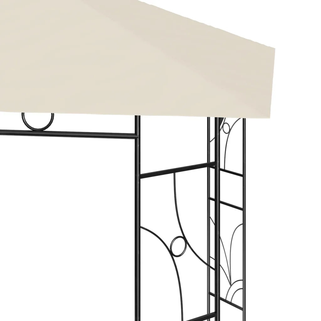 Gazebo 4x3x2,7 m Crema 160 g/mÂ²
