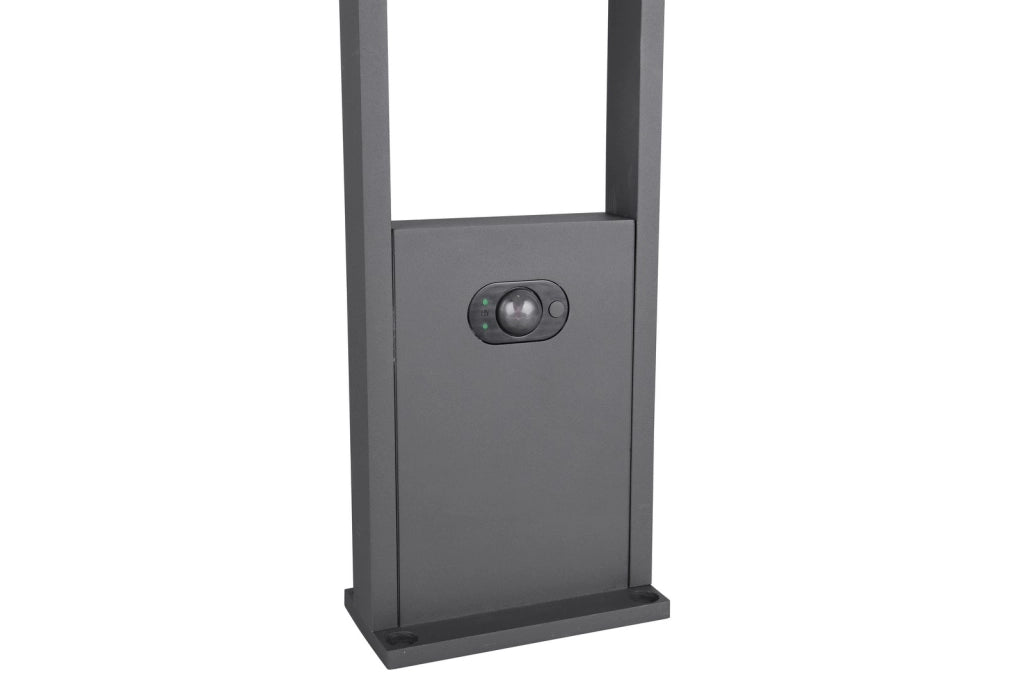 Lampione solare LED MALAWI Trio antracite 61 cm IP65