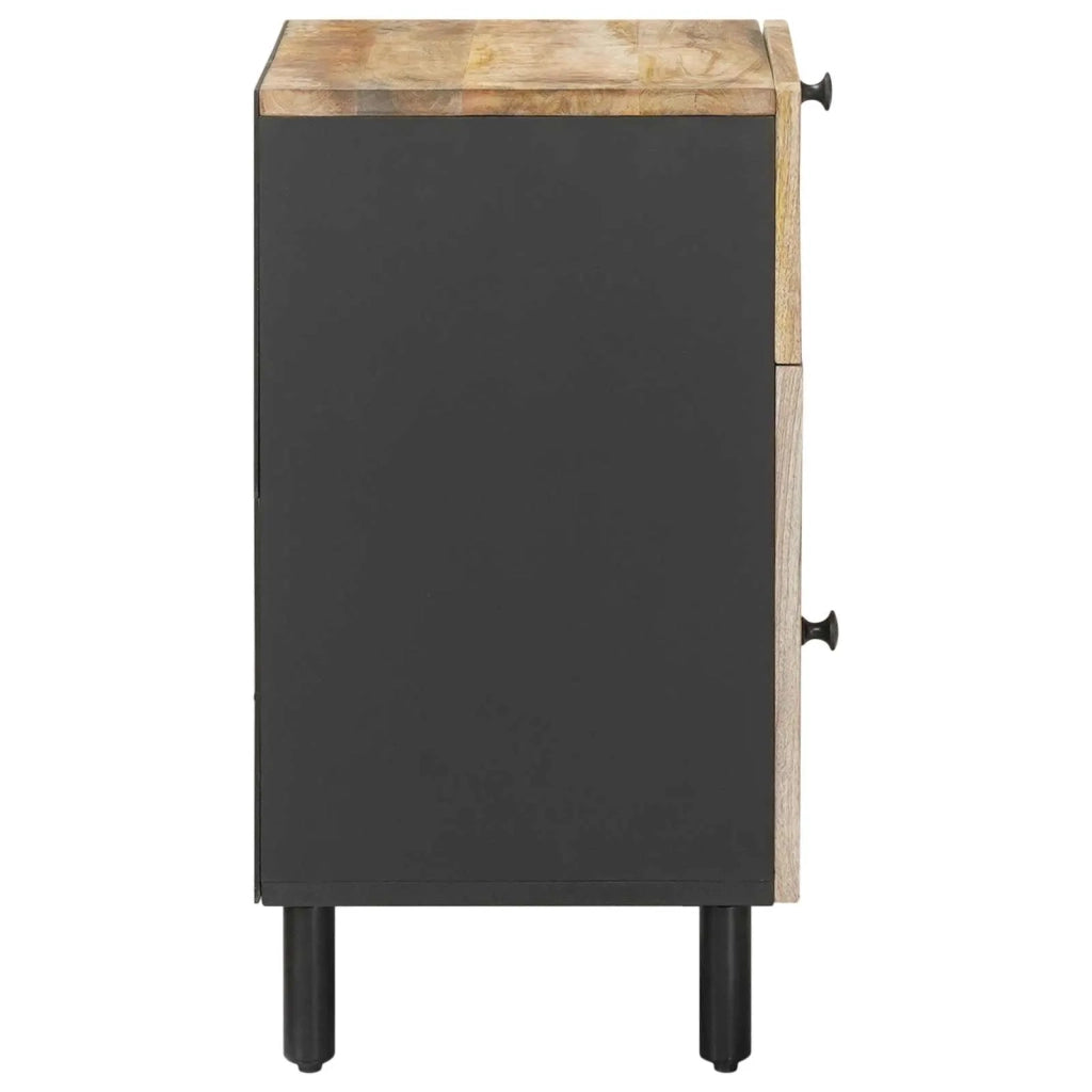 Comodino Naturale 50 x 33 x 60 cm Legno di mango massello 4018852