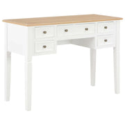 Scrivania Bianca 109,5x45x77,5 cm in Legno cod mxl 60584
