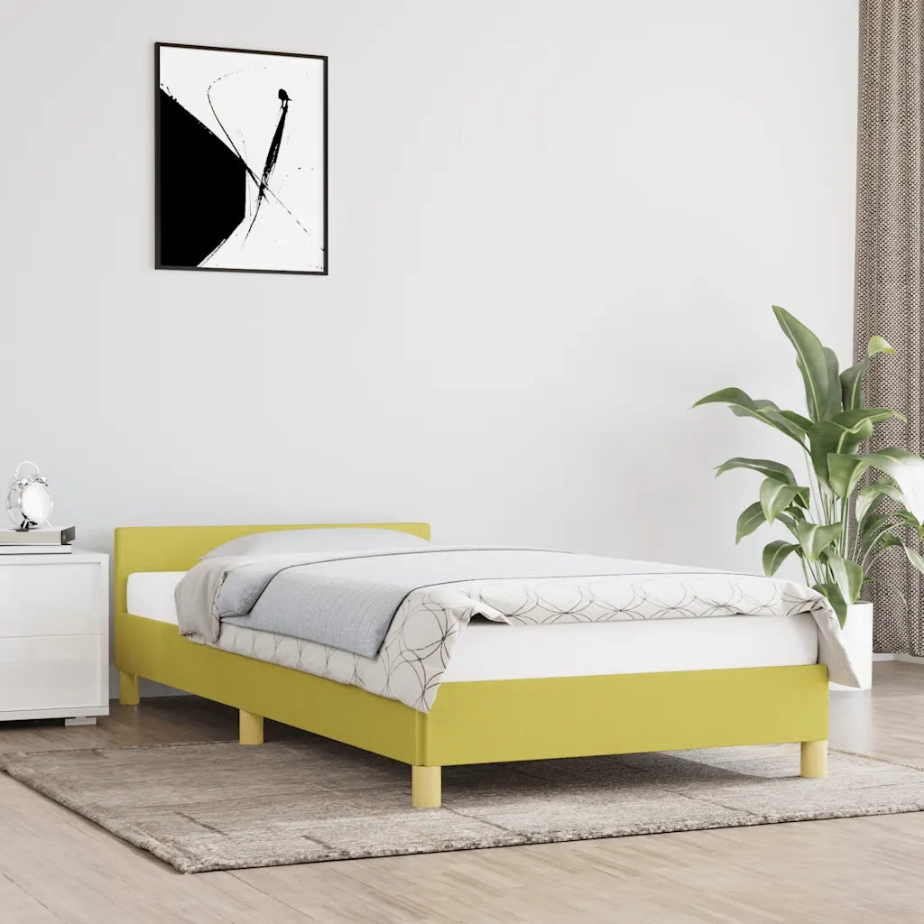 Giroletto con Testiera Verde 100x200 cm in Tessuto cod mxl 63954