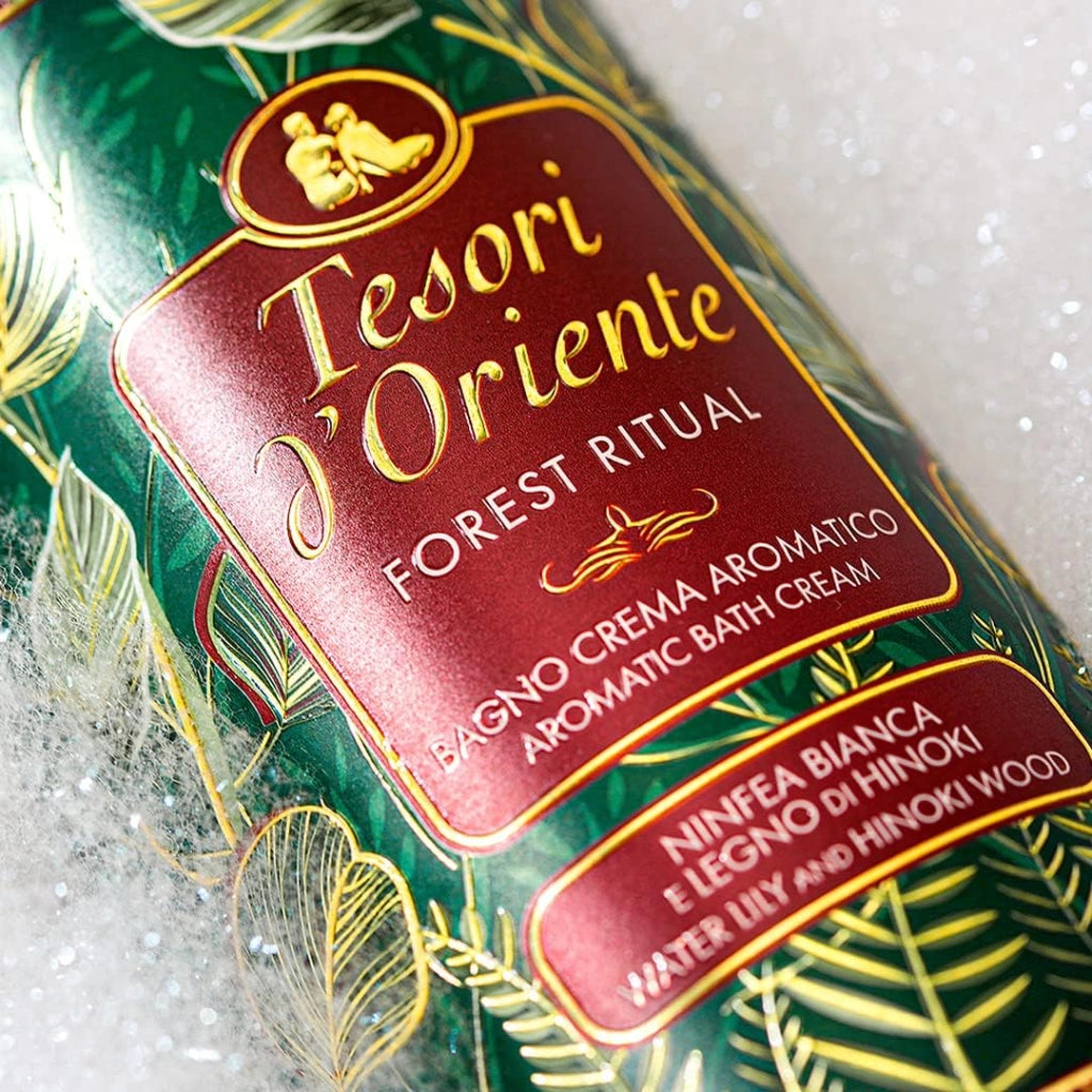 TESORI D'ORIENTE FOREST THERAPY BAGNO CREMA AROMATICO NINFEA BIANCA 500 ML
