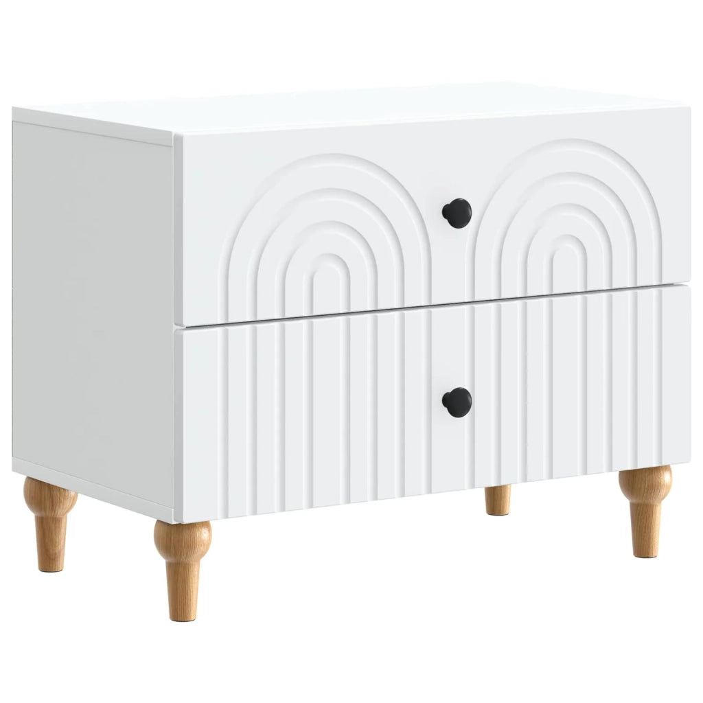 Armadio da Notte Bianco 62 x 34,5 x 48 cm Legno ingegnerizzato 894085