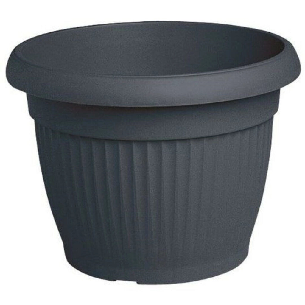 Vaso Terra Giardino 22 Antracite Set 2 Pezzi- Arca