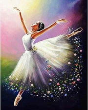 Kit di Puntatura con Diamanti per Adulti e Principianti - Ballerine, Cristalli di Rhinestoni, Puntitura e Decorazione di Parete 30x40cm