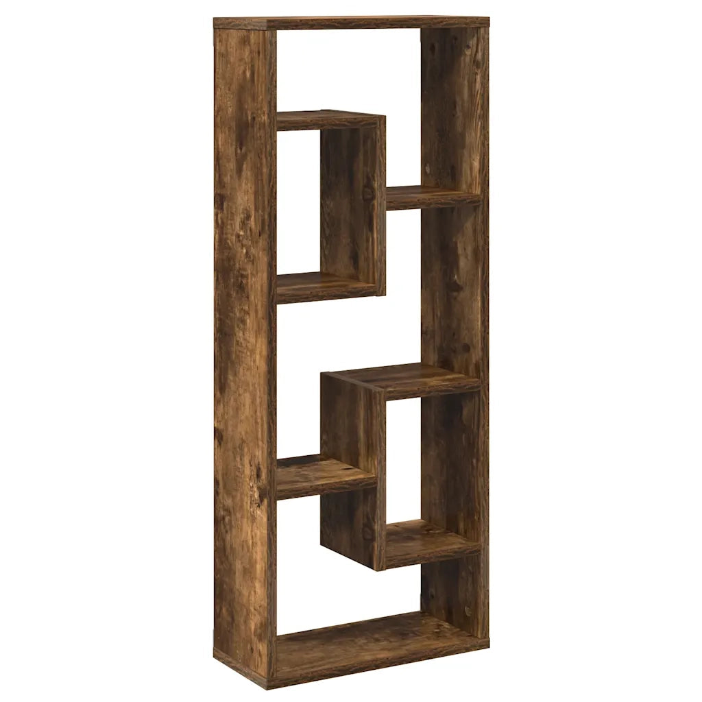 Mensola a Muro Rovere Fumo 36x16x90 cm in Legno Multistrato cod mxl 51747
