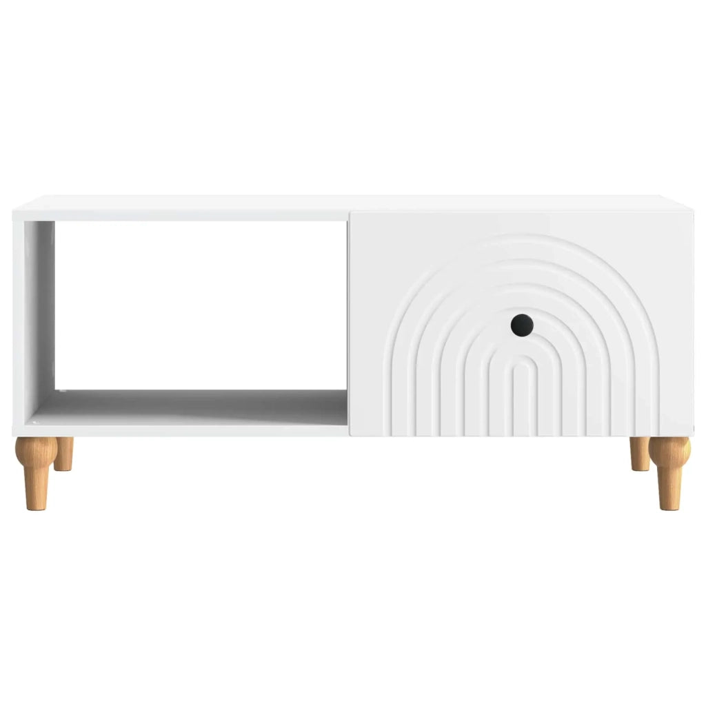 Tavolino da salotto Bianco 90 x 50 x 40 cm Legno ingegnerizzato 894265