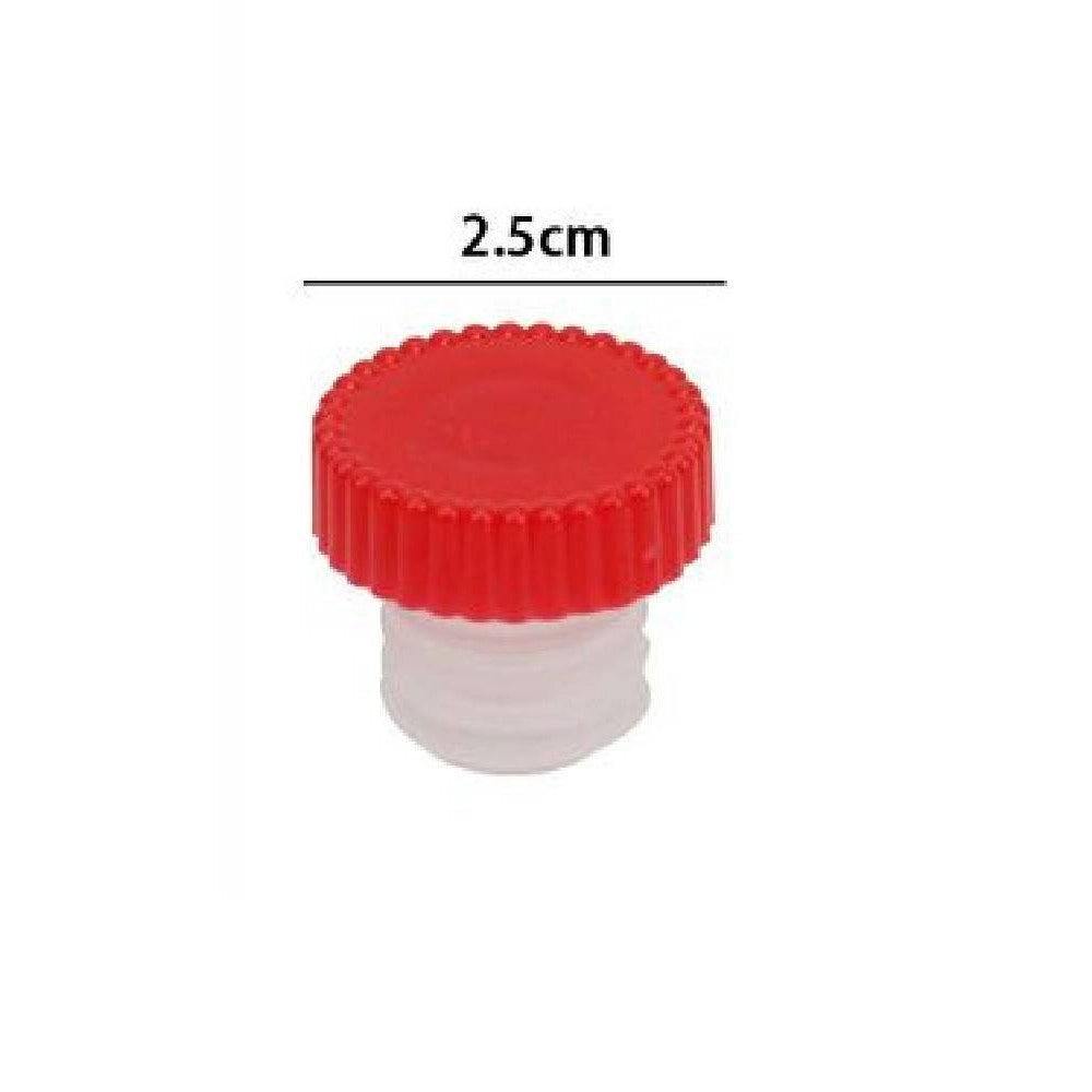 Trade Shop - Set 6 Pz Tappi Per Bottiglie Colorate Tappo Bottiglia 2.5cm Riutilizzabili 60095 -