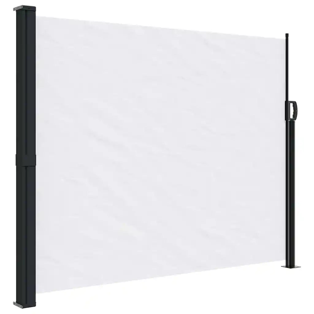 Tenda da Sole Laterale Retrattile Bianco 160x500 cm 4004436