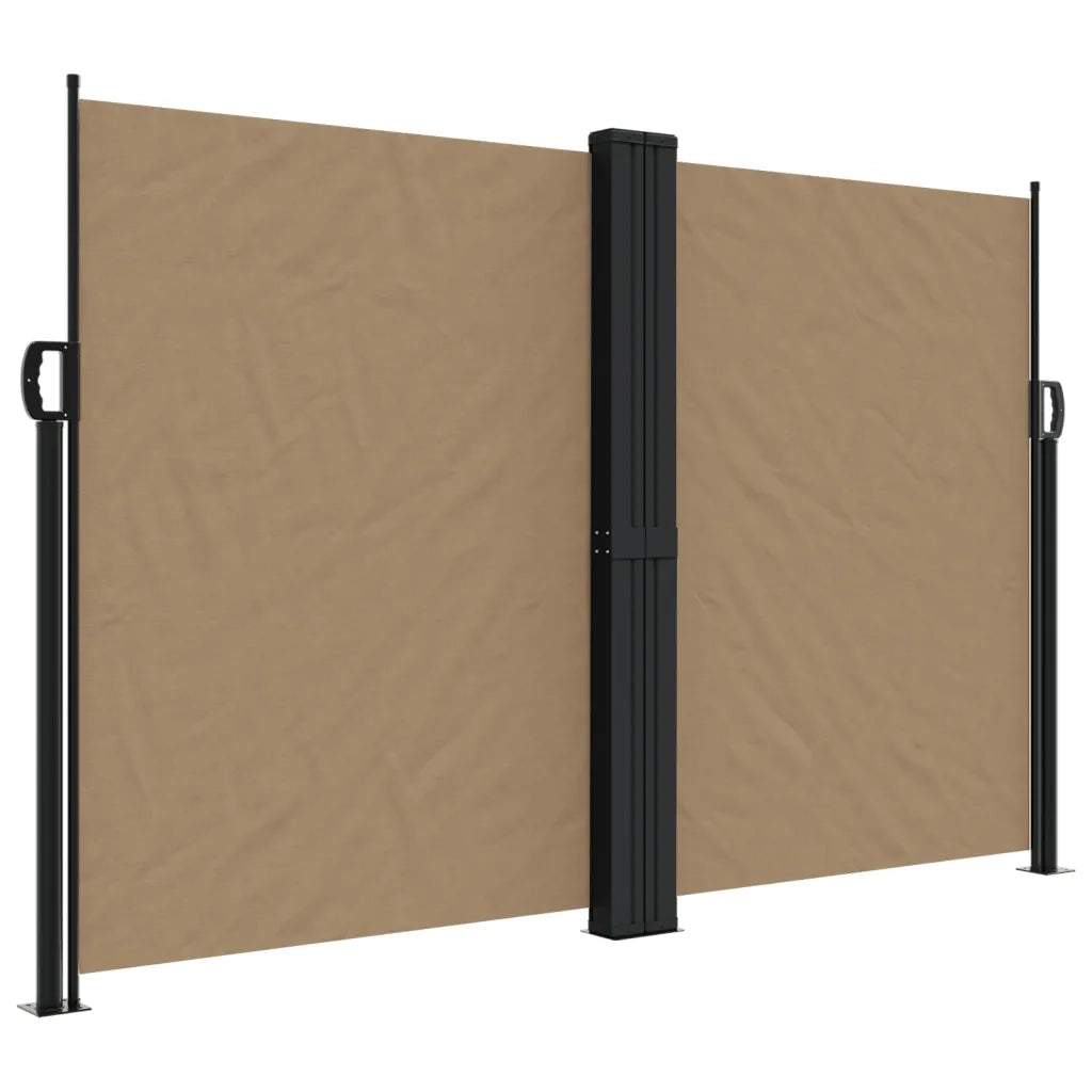 Tenda da Sole Laterale Retrattile Tortora 160x1200 cm 4004829