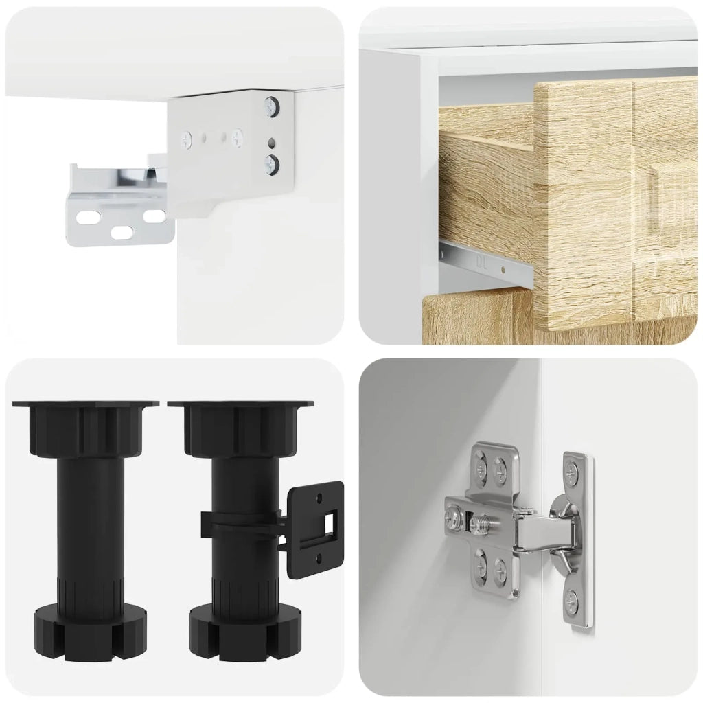 Unità Cucina PORTO 4 pcs Rovere Sonoma Legno ingegnerizzato 3438347