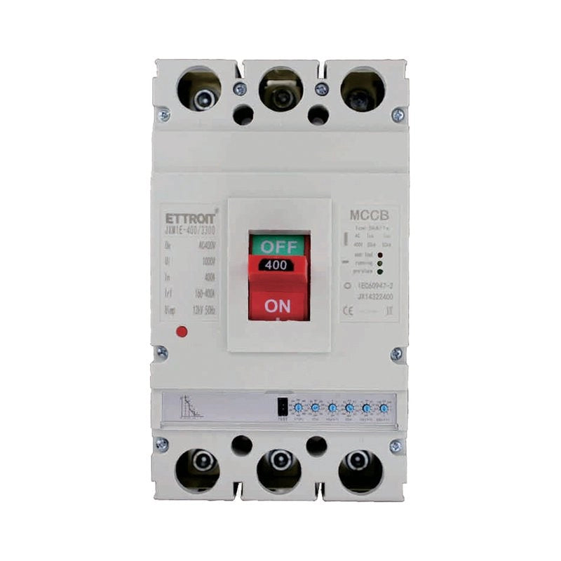 ETTROIT MCCB Interruttori Scatolati Magnetotermici Regolabile 3P  50kA Regolabile 160A-400A AC 400V IP20 IEC60947-2