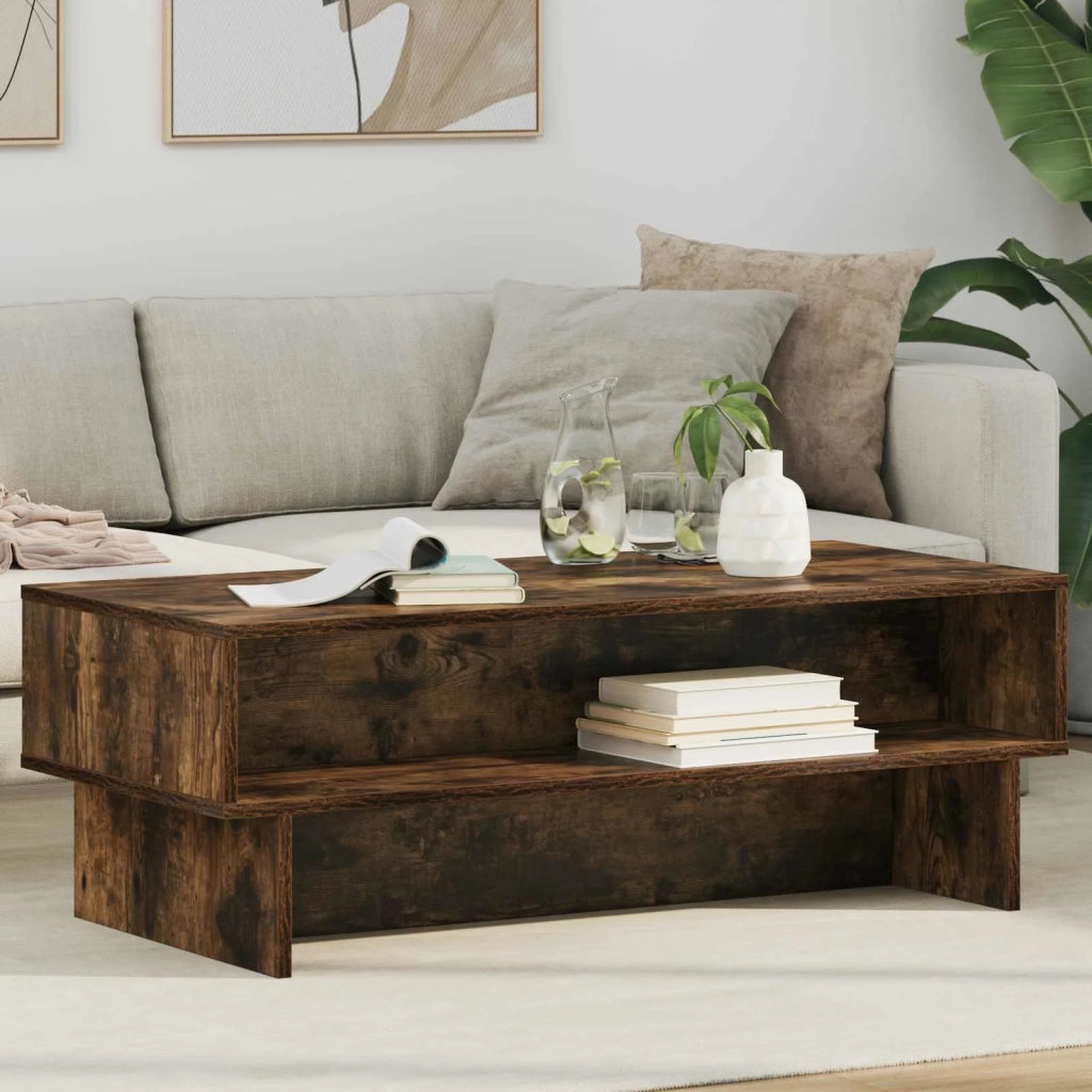 Tavolino da salotto Rovere fumé 100 x 46 x 35 cm 8000240