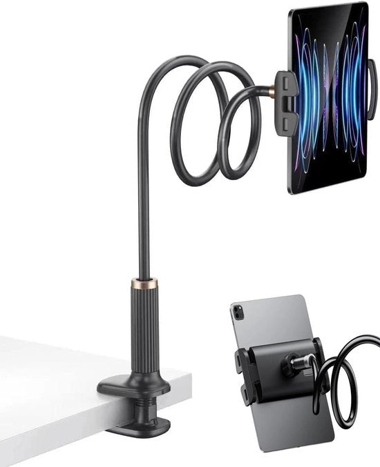 Sostegno per tablet 360° girevole - Zwanenhals - Sostegno per tablet - Compatibile con dispositivi da 4 a 11 pollici - Progettazione robusta - Stabilità extra - Sostegno per tablet
