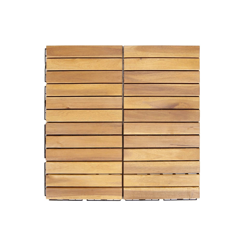 Set di piastrelle per decking in legno, 30x30cm